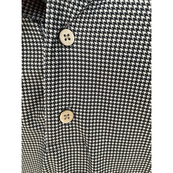 FootJoy Mens Rivercrest Golf Club Houndstooth Logo Polo Shirt XL - Picture 4 of 8